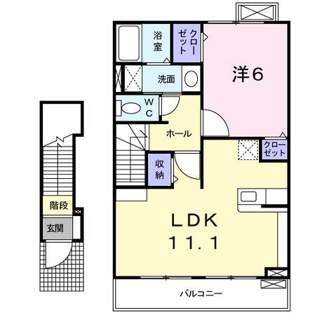 ヴィオラ　Ｃの物件間取画像